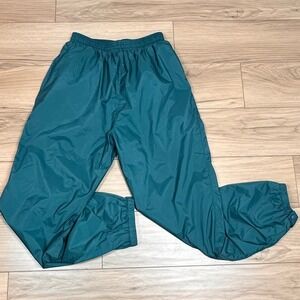 Vintage L.L.Bean Stowaway Rainwear Nylon Jogger Pants Women's Medium